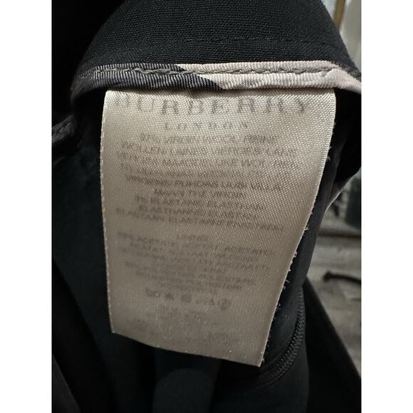 Burberry London Black Wool Mini Pencil Skirt Size 6 - Picture 8 of 8
